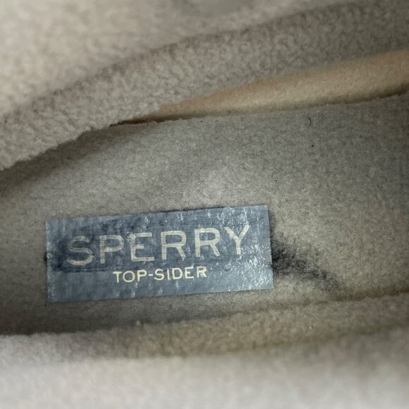 Sperry Women's Saltwater Wool Duck Boots Gray Size 8 - Picture 8 of 12